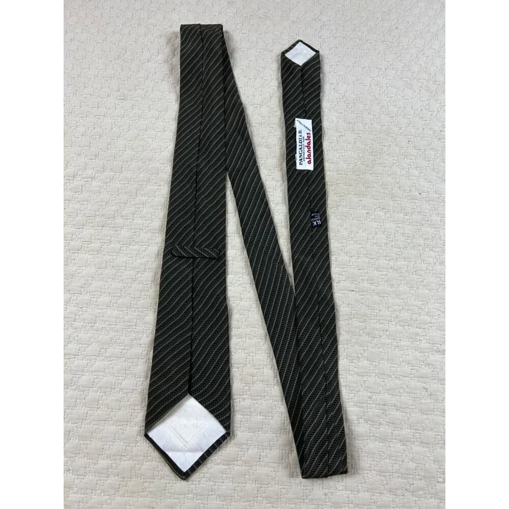 Vitaliano Pancaldi Chevron Stripe Tie Skinny Vintage Alandales | 2.75